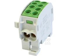 Simet Paskirstymo blokas - atšaka Al/Cu SCB 35 (80210) SIMBLOCK žalia 81502005