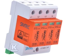 Simet Viršįtampių ribotuvas B + C 4P 30kA 275V (85201010)