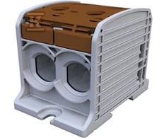 Simet Al / CU siūlo jungtis STB 185-2 (87820) SIMBLOCK Brown 81202015