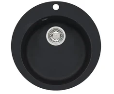 SINK KITCHEN + SIFON 9811091 Juodas