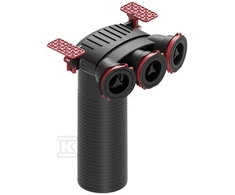 Heatpex ARIA CONNECT difuzora pieslēgums DN75 (3 x 75mm), L=349mm