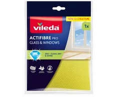 Vileda Actifibre Pro glass and window cloth, 1 piece
