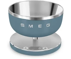 Virtuvinės svarstyklės Smeg KSC01SBMWW waga kuchenna Mėlyna Blat Okrągły Elektroniczna waga kuchenna