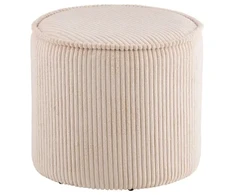 Smėlio spalvos kordoro pufas, D40X35CM