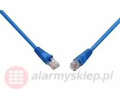 Solarix C6-114BU-3MB Komutacinis laidas CAT6 UTP PVC 3m mėlynas, atsparus užsikimšimui