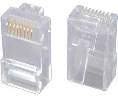 Solarix KRJ45/6SLD Neekranuota jungtis RJ45 CAT6 UTP 8p8c laidui