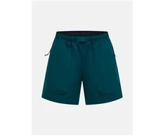 Šortai moterims PEAK PERFORMANCE W Outdoor Cargo Shorts spalva žalia - XS