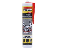 Soudal AUKŠTOS TEMPERATŪROS SILIKONAS. RAUDONA 280ml