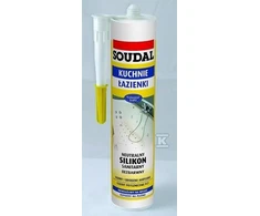 Soudal SILIKONINIS NEUTAS. SANITARINIS Baltas 280ML