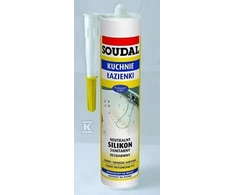 Soudal SILIKONINIS NEUTAS. SANITARINIS KLAIŠAS 280ML