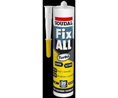 Soudal FIX All TURBO 290ml hibridinis audinių klijų baltas