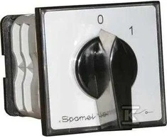 Spamel L-0-P 63A posūkio keitimo jungiklis, sumontuotas į darbastalį - ŁK63-3.8368P03