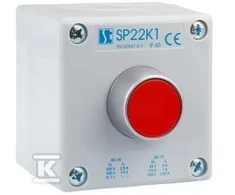 Spamel 1 skylutė Raudona 1R pilka IP65 1x M20 membranA (SP22K1\ 02-1)