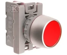 Spamel 22 mm valdymo mygtukas raudonas su 1R grįžimu (SP22- KC- 01)