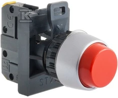 Spamel Valdymo mygtukas 22mm Raudonas 1R su grįžimu (ST22- WC-01)
