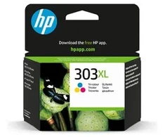 Spausdintuvas Hewlett Packard (HP) HP 303XL didelės talpos trijų spalvų originali rašalo kasetė
