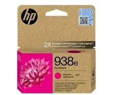 Spausdintuvas HP 938e EvoMore rašalas – 20 ml – rausvai purpurinė – originalus – Officejet – skirta Officejet Pro 9110b, 9120, 9120b, 9120e, 9130b, 9130e, 9720E, 9730e (4S6Y0PE#LS1)