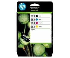 Spausdintuvas Hewlett Packard (HP) Originalios HP 963 CMYK rašalo kasetės 4 pakuotės