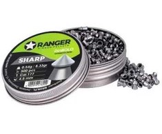 4,5 mm RANGER Diabolo Professional Sharp Point 500 granulių