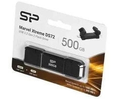 SSD Silicon Power DS72 500GB dvigubas USB-C/USB 3.2