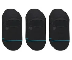 Stance Icon No Show 3 žygio kojinių pakuotė – juodos, L dydis