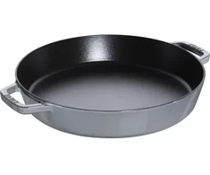 Staub ketaus keptuvė su dviem rankenomis - 34 cm, grafito