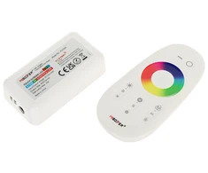 STEROWNIK OŚWIETLENIA LED Z PILOTEM FUT025 2.4 GHz, RGB 12 ... 24 V DC MiBOXER / Mi-Light