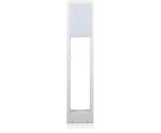10W LED pastatomas šviestuvas V-TAC, 3000K, IP65, baltas, aukštis 80cm