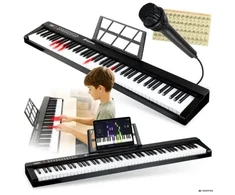 SUPRIMO P-881 BK pianino cyfrowe przenośne juoda