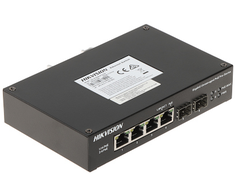 Šakotuvas POE SWITCH DS-3T0506HP-E/HS 4 PORT SFP Hikvision