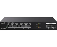 Šakotuvas Tenda TEM2007X network switch 2.5G Ethernet (100/1000/2500) Desktop Juodas