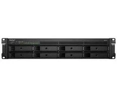 Synology RackStation RS1221+ NAS Rack serveris (2U) Ryzen Embedded V1500B 4 GB DDR4 0 TB DiskStation Manager juodas
