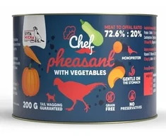 SYTA MICHA Chef fazanas with vegetables Mono - wet dog food - 200g