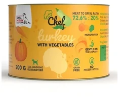 SYTA MICHA Chef kalakutiena with vegetables Mono - wet dog food - 200g