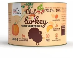 SYTA MICHA Chef Junior kalakutiena with vegetables Mono - wet dog food - 200g