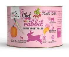 SYTA MICHA Chef Junior triušiena with vegetables Mono - wet dog food - 200g