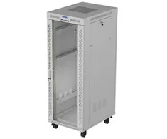 Montavimo spinta RACK stovima 19" 32U 600X800 pilka su stiklinėmis durimis LCD LANBERG (FLAT PACK) V2