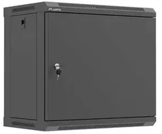 SZAFA INSTALACYJNA RACK WISZĄCA 19" 9U 540X350 Juoda DRZWI PEŁEN METAL LANBERG (FLAT PACK)
