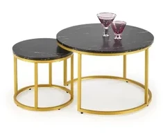 TABLE COFFEE PAOLA Juodas 60X40CM