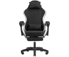 tacens Mars Gaming MGC-X Fabric PC gaming chair Padded seat Juodas, Baltas