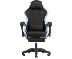 tacens Mars Gaming MGC-X Fabric PC gaming chair Padded seat Juodas, Mėlyna