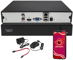 Taio NVR-8-8MP-F 9 kanalų 4K IP įrašymo įrenginys