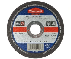 Klimas Korundo diskas plieno pjovimui TCS-12516 125 mm su šilumine apdaila