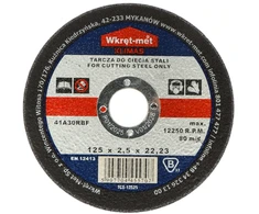 Quantec KORUNDO DISKAS PLIENUI pjauti TCS-12525 125 mm WKRĘT-MET KLIMAS