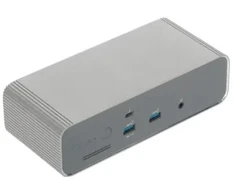 Targus DOCK230EUZ doko stotelė Przewodowa Thunderbolt 5 Sidabrinė