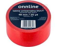 Onnline INTERNETINĖ JUOSTA 48MM/25YD RAUDONAS VADAS