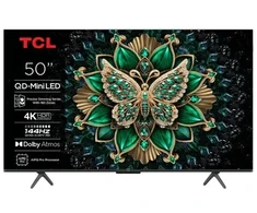 TCL 50Q6C Televizorius 127 cm (50") 4K Ultra HD Smart TV Wi-Fi Metalinis