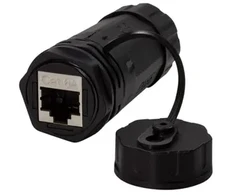 Techly IWP-MD C6A-IPGLT Lyties keitiklis / RJ45 kabeliai juodi
