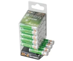 TECHLY Šarminės baterijos 1.5V AAA LR03 24 vnt.