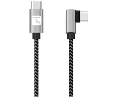 USB kabelis Techly USB-C - USB-C 2 m juodas-pilkas (ICOC MU2CC9-020-AL)